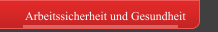 Arbeitssicherheit und Gesundheit